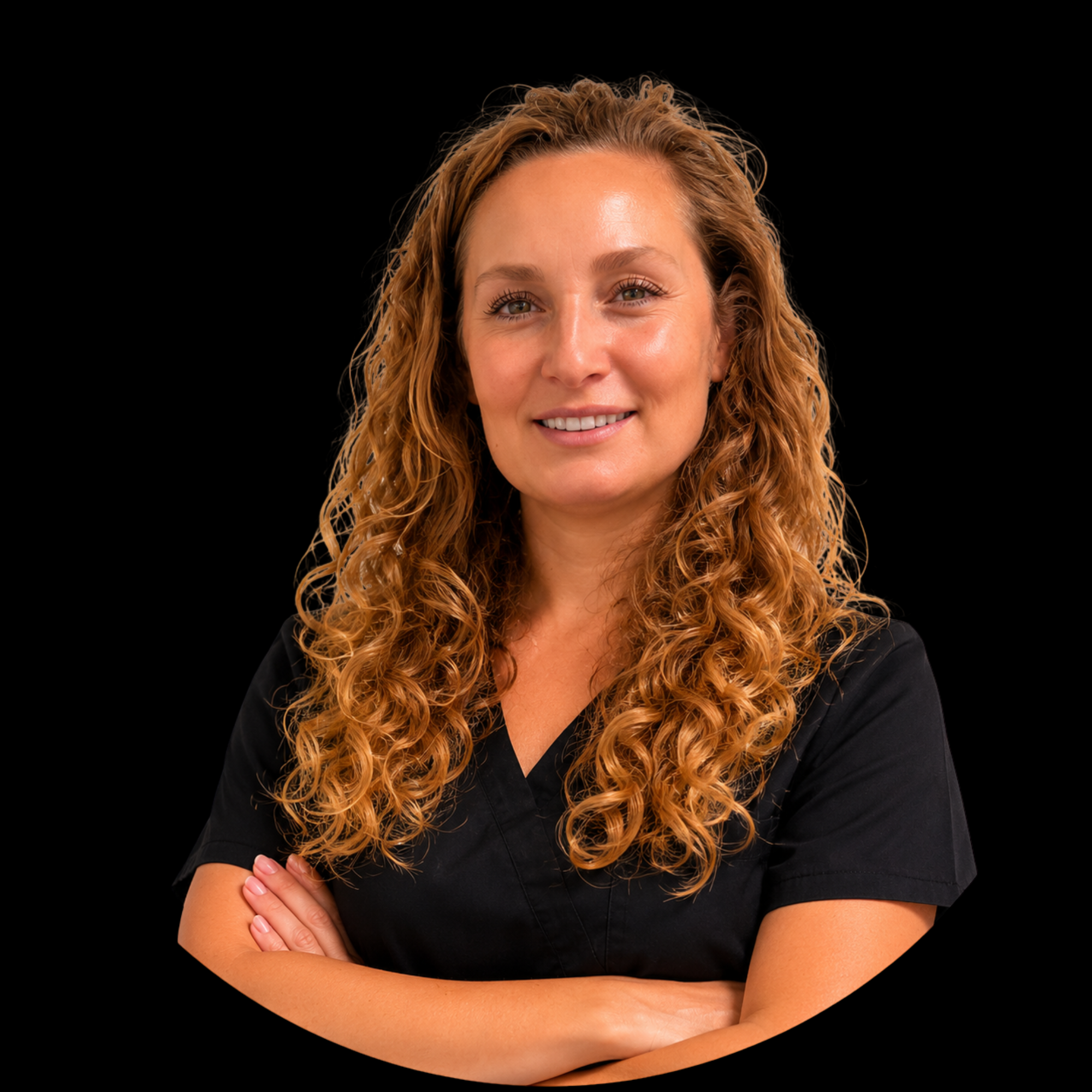 Dra. Natalia Durán en su clínica